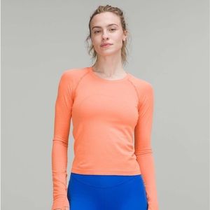 lululemon swiftly long sleeve race length sz 8